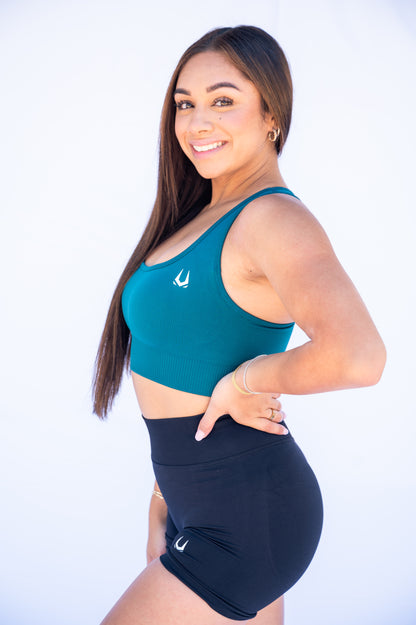 Jungle Green Ignite Sports Bra